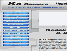 Tablet Screenshot of kxcamera.com